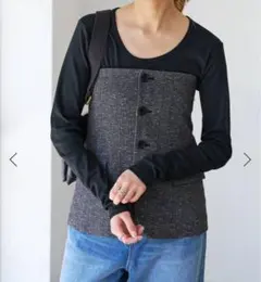 Spick and Span Uネックフライスプルオーバー