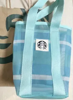 【Starbucks】メッシュバッグスモールグリーン