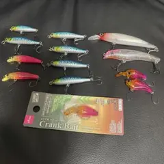 ダイソー ルアーセット ミノー クランクベイトのサムネイル