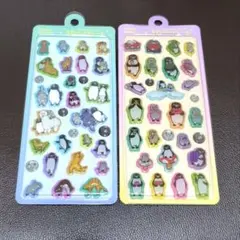 Suicaのペンギン ピカピカ ぷっくり 3Dクリアシール 2種セットのサムネイル