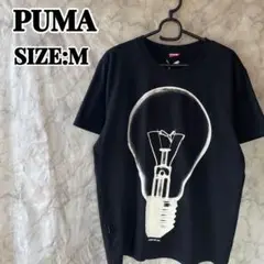 PUMA Tシャツ ビックプリント オーバーサイズ 夏服 ロゴ 半袖 Mサイズ