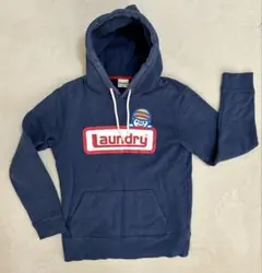 Laundry フード付き ネイビー パーカー S