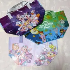 香港ディズニーランド限定 20周年記念 ショッピングバッグ3点セット