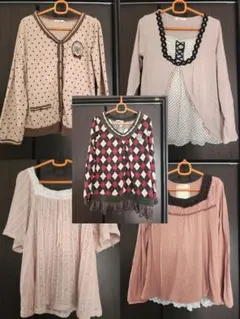 axesꕤピンク系長袖 まとめ売り