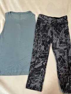 フィットネスウェアセット（トップス・ボトムス）　レディース