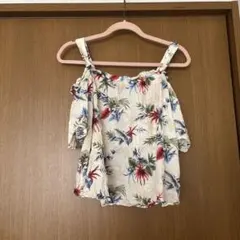 INGNI オフショルダー花柄トップス M