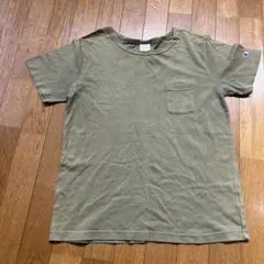 Champion オリーブグリーン 半袖Tシャツ L