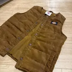 Dickies ダウンベスト 100cm ブラウン　ベスト　春服