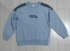 CONVERSE トレーナー ライトブルー ロゴ