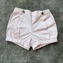 jacadi ピンク スカラップデザイン パンツ12M