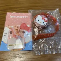 サンリオ　福福お守り風アクリルキーホルダー　ハローキティ