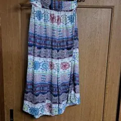 ボヘミアンスタイル ガウチョパンツ M