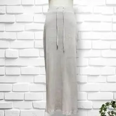 【チャオパニックティピー】リブロングタイトスカート　レディース　M ウエストゴム