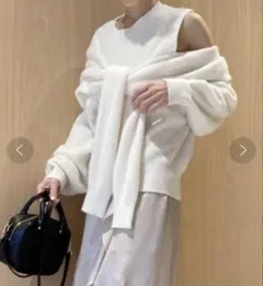 snidel ディフォメーションニットプルオーバー