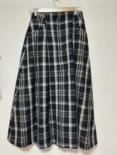 PAGEBOY チェック柄 マキシスカート