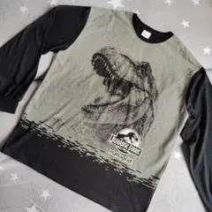 海外古着 美品 Tシャツ mahagrid ジュラシックパーク　ロンT 映画のサムネイル
