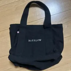 BAYFLOW ブラック トートバッグ