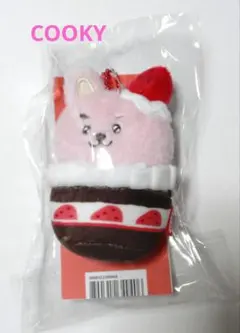 BT21　STRAWBERRY PARTY キーリング　COOKY