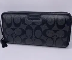 COACH CP230 モノトーン 長財布 シグネチャー - メルカリ