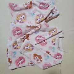 ディズニープリンセス　フリースパジャマ 110cm