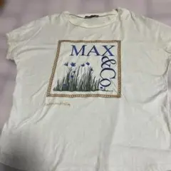 MAX&Co. 半袖Tシャツ 刺繍 花柄 ホワイトのサムネイル