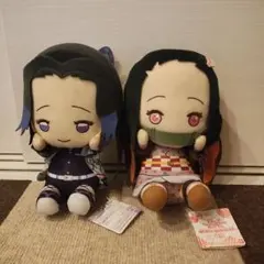 鬼滅の刃 でっかいぽふっと ぬいぐるみ 竈門禰豆子 胡蝶しのぶ