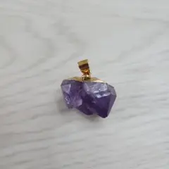 【超メルカリ市】アメジスト ペンダントトップ B