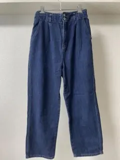 【最終値下げ】GLOBAL WORK デニムタック ワイドパンツ