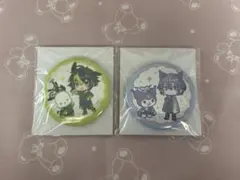 にじさんじ Dytica×サンリオキャラクターズ 小柳ロウ、伊波ライ 缶バッジ