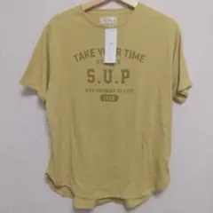 綿混 ロゴT