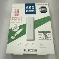 ELECOM 250GB 外付けSSD ESD-EMC250GWH