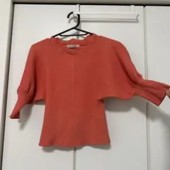 snidelオレンジサマーニット