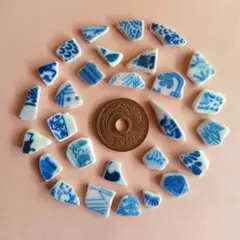 未使用保管品✨京焼 清水焼 色絵扇窓絵山水 箸置き 単品✨春 箸おき 箸