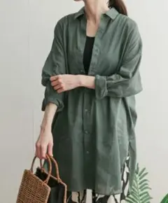 アーバンリサーチドアーズ　ラミーコットンビッグシャツ