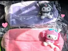 【新品】マイメロディ♡クロミマスコット付きおすわりティッシュボックスカバー