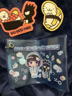 サンリオ ばつ丸 ステッカー ミニポーチ