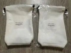 未開封　CHANEL シャネル巾着ポーチ 2個セット