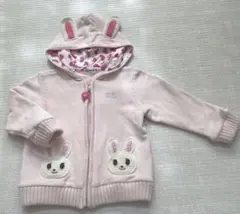 miki house ミキハウス うさ子 なりきりパーカーうさ耳 パーカー