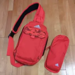 ももクロ✕アディダス　ボディバッグ　赤　百田夏菜子