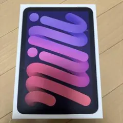 iPad mini パープル ブラックカバー付き