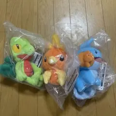 一番くじ ポケモン ジョウト地方 旅立ちの3匹 ぬいぐるみコンプリート