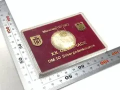 旧ソ連 5ルーブル銀貨☆未使用／1977年／モスクワ下記オリンピック記念
