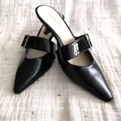 【24時間以内発送】JEANASIS ベルトミュール 23-23.5cm