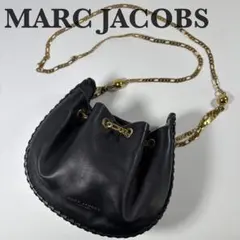 極美品✨️MARCO MASI キルティング 巾着 ショルダーバッグ 黒 