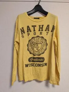 T1104 NATHAN SPORTS イエロー トレーナー