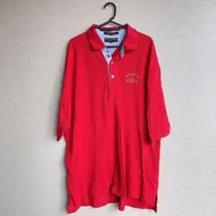 TOMMY HILFIGER GOLF 半袖ポロシャツ 古着　XXL