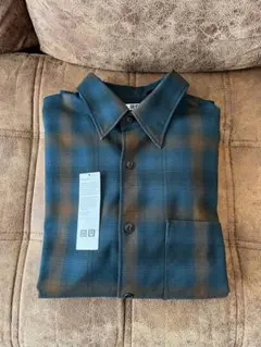sizeXL UNIQLO U 21AW ヘビーフランネルオーバーサイズシャツ