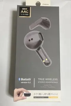 Bluetooth 5.2 RTWS05BKワイヤレスイヤフォン ブラック