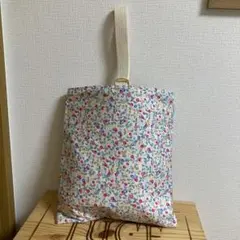 SALE ハンドメイド　さくらんぼ柄　上靴袋