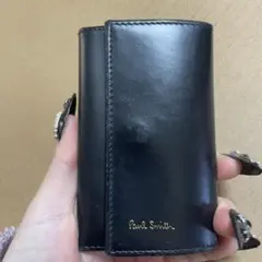 Paul Smith ブラック レザー キーケース